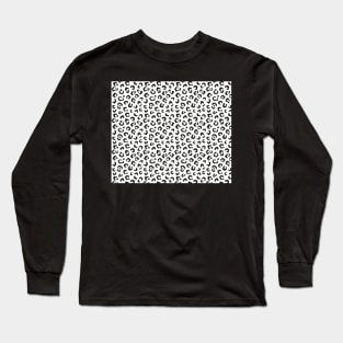 Modern Animal Skin Pattern Leopard Long Sleeve T-Shirt